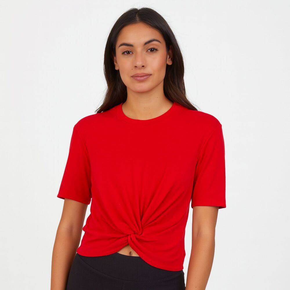 ARITZIA Wilfred Free Twist Front Top Red X-Small